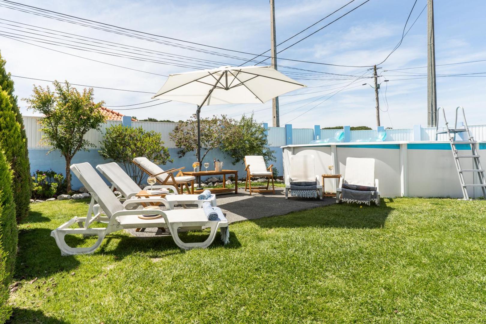 Moradia Familiar Piscina 5Min Praia By Host-Point Charneca  Exterior photo