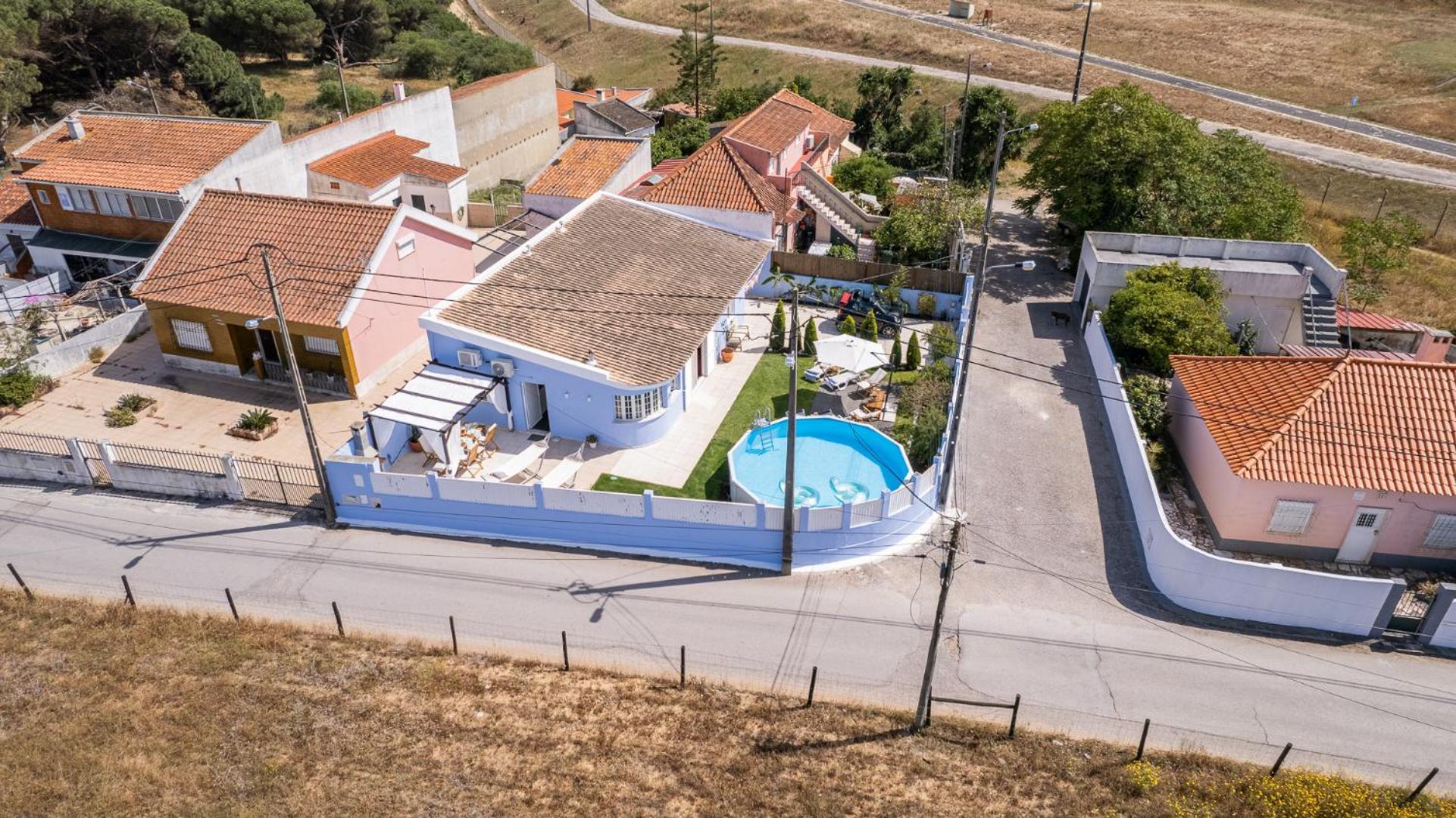 Moradia Familiar Piscina 5Min Praia By Host-Point Charneca  Exterior photo